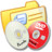 Folder Yellow DVDR & CDR Icon